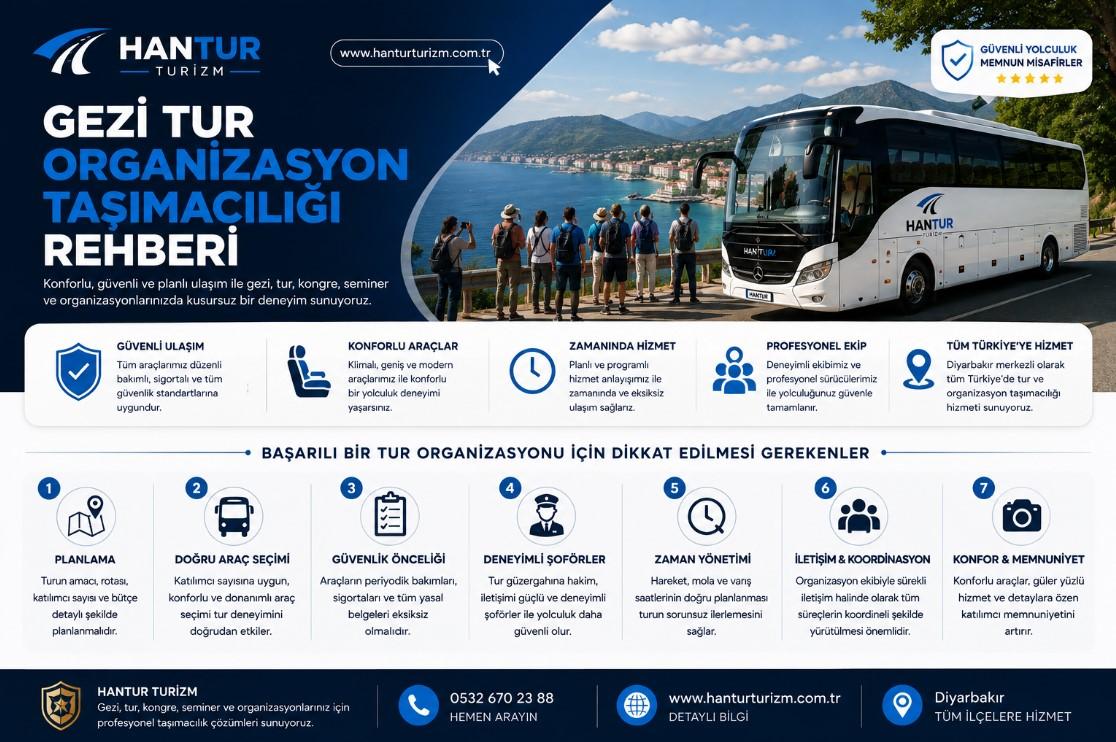 Diyarbakır Gezi Tur Organizasyon Taşımacılığı